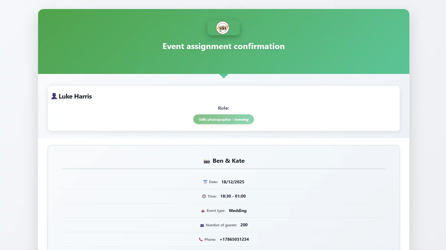 Digital contract with e-signature