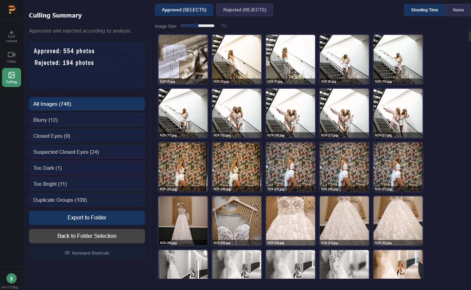 Fast Photo Culling